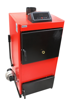 Centrală pe combustibil solid Fiama D2-60 70 kW, cu ventilator și automatizare electronică [5]
