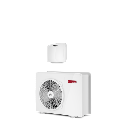 Pompe de caldura - Pompă de căldură Ariston NIMBUS POCKET 80 M NET R32, monobloc aer-apă, încălzire, răcire și apă caldă menajeră, A+++