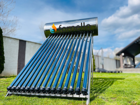 Panou solar presurizat compact Fornello SPP-470-H58/1800-18-C, boiler inox 160 Litri, 18 tuburi vidate Heat Pipe [1]