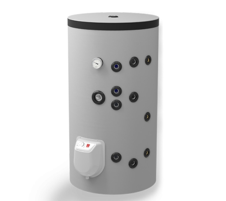 Preparatoare pentru apa calda menajera - Boiler termoelectric Eldom FV15060S2, 150 Litri, 3000 W, cu 2 serpentine, montaj pe pardoseală