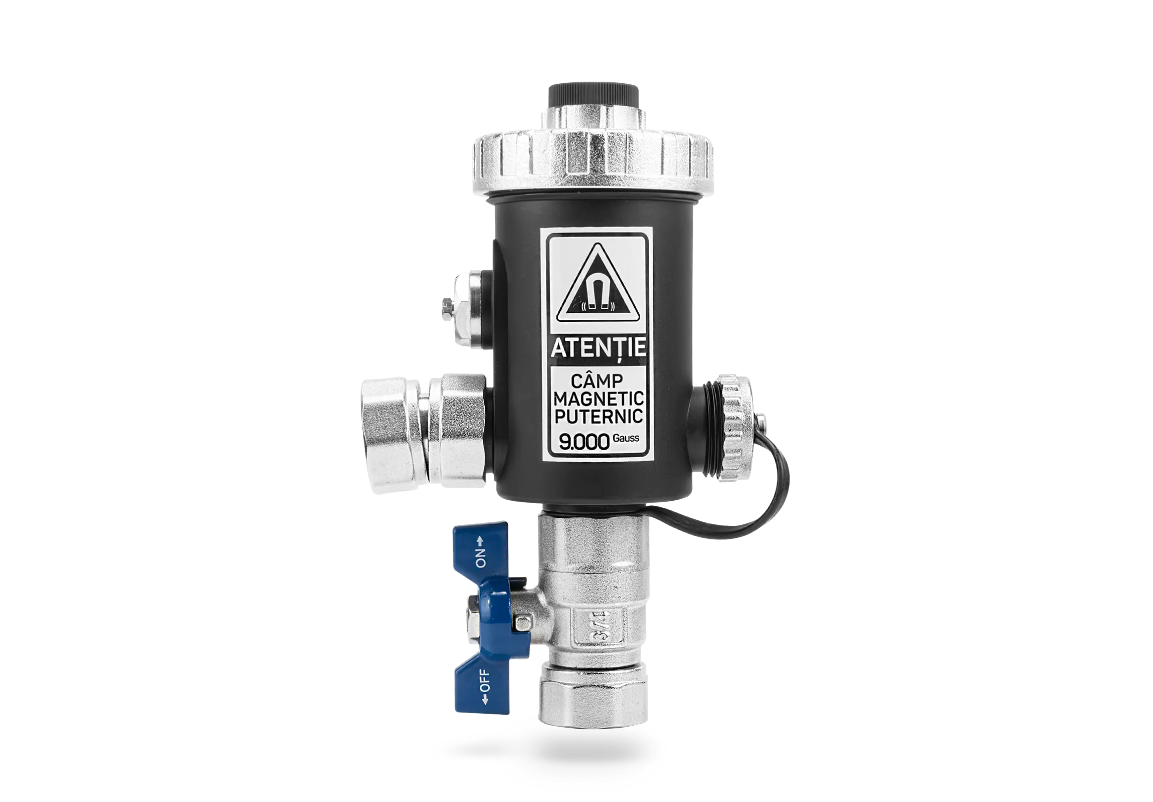 Accesorii - Filtru antimagnetită Homplex MF9000 3/4", separator magnetic și impurități pentru centrale termice