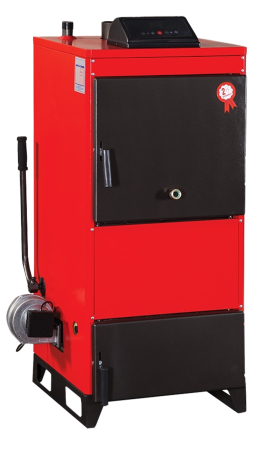 Cazane pe lemne cu gazeificare - Centrală pe combustibil solid Fiama D2-25 29 kW, cu ventilator și automatizare electronică