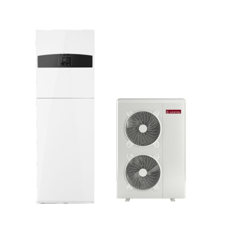 Pompe de caldura - Pompa de căldură Ariston NIMBUS COMPACT 150 M-T NET R32, 17,6 kW (A7), monobloc, încălzire, răcire și ACM, boiler 180 Litri, trifazată