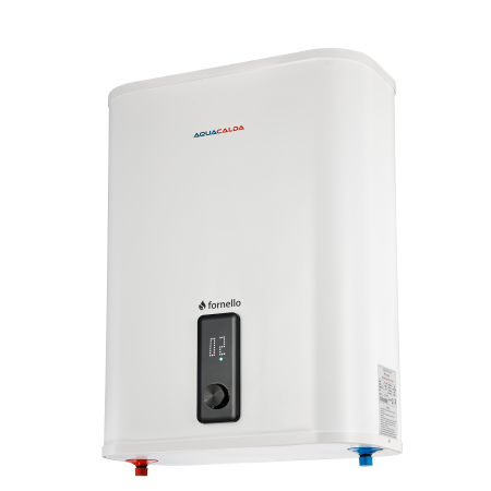 Boiler electric Fornello AQUACALDA Flat 100 Litri, 2000 W, montaj vertical sau orizontal, afișaj digital [3]