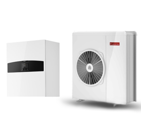 Pompe de caldura - Pompa de căldură Ariston NIMBUS PLUS 80 M-T NET R32, 11.7 kW la A7/W35, trifazată, încălzire, răcire și apă caldă