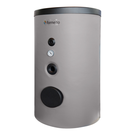 Boilere termoelectrice - Boiler termoelectric Fornello Optima EV 6/4 S2, 160 Litri, cu 2 serpentine, montaj pe sol, kit siguranță inclus