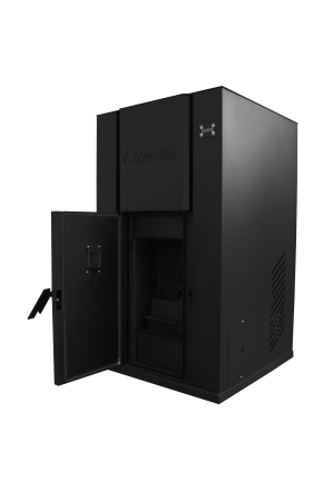 Centrală monobloc pe peleți Fornello Pellet King 40 kW, complet echipată, buncăr 100 kg [2]