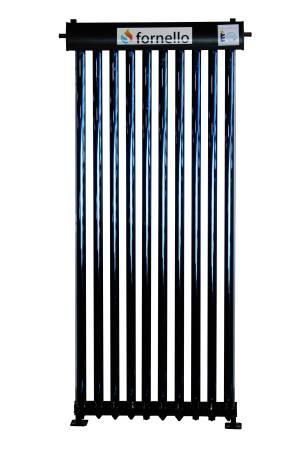Colectoare solare cu tub-vidat - Panou colector solar presurizat Fornello Heat Pipe, 10 tuburi vidate, pentru apă caldă menajeră, montaj pe acoperiș sau fațadă