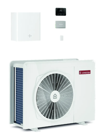 Pompe de caldura - Pompă de căldură Ariston NIMBUS M HYBRID UNIVERSAL 80 NET R32, monobloc inverter 8 kW, încălzire, răcire și apă caldă menajeră