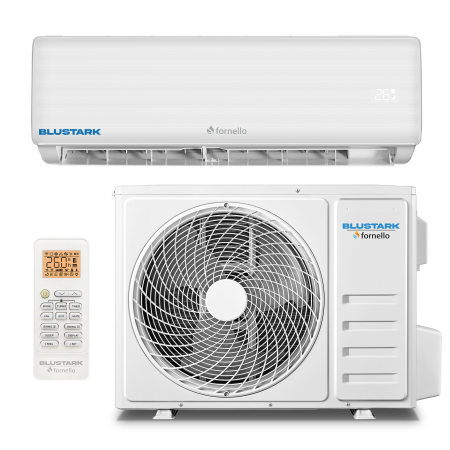 Aer conditionat Fornello BluStark FAN 12 CB, 12000 BTU, A++, Wi-Fi, Inverter, kit instalare inclus [1]