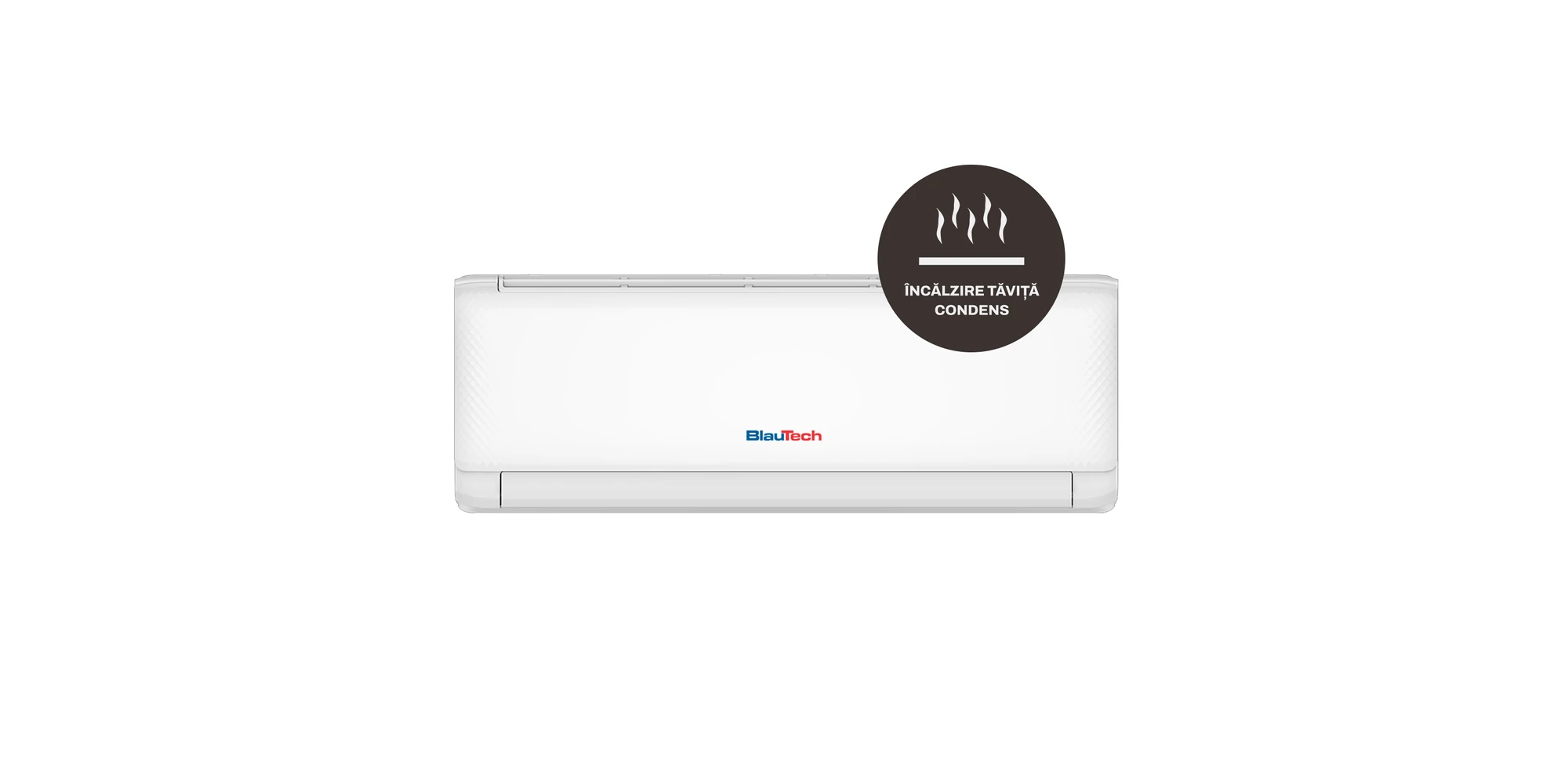 Climatizare - Aparat aer conditionat BlauTech Inverter 12000 BTU, alb, cu tavita de incalzire, WiFi, A+++
