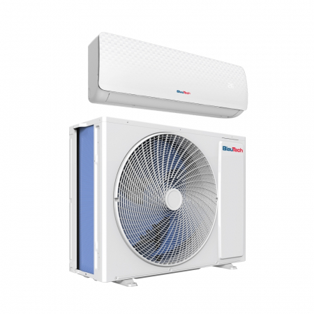 Aparat de aer conditionat BLAUTECH, 24000 BTU, Clasa A++, Functie incalzire, Inverter, Turbo, R32, Alb [11]