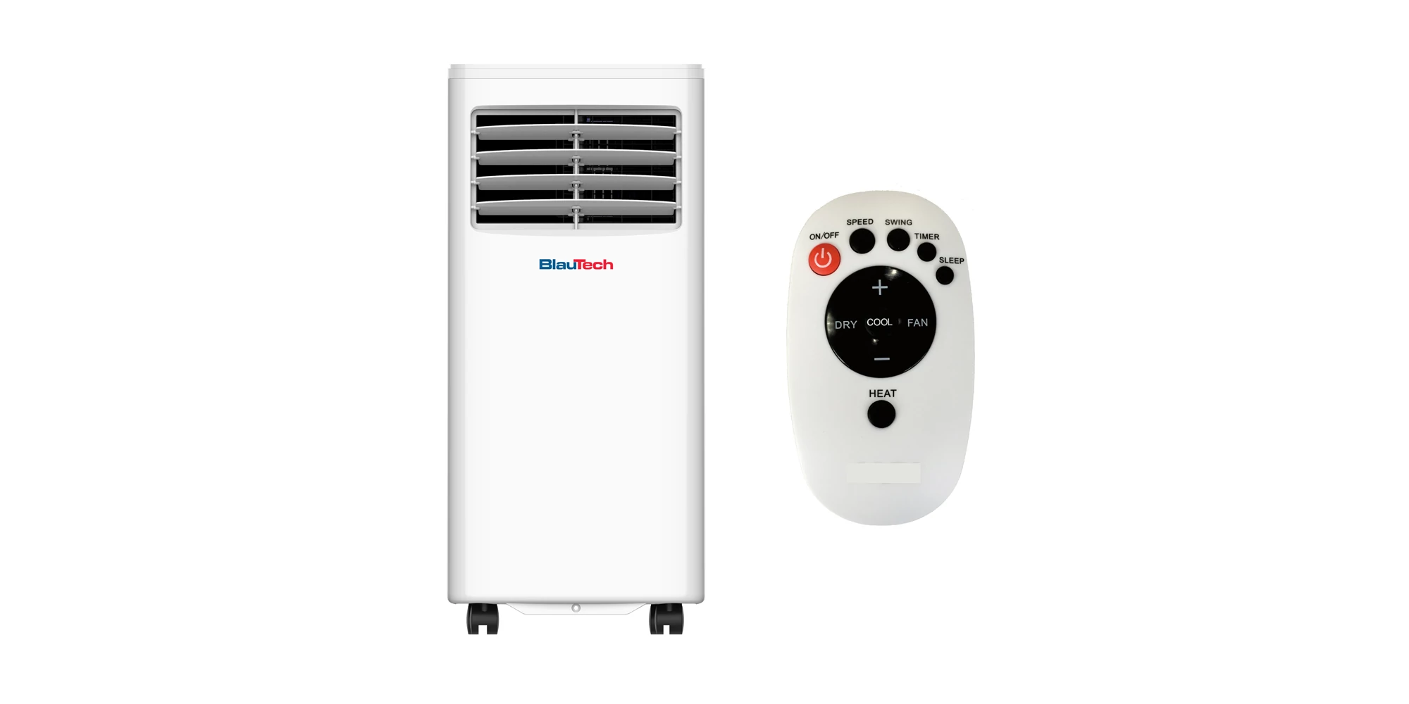 Climatizare - Aparat de aer conditionat portabil BLAUTECH PREMIUM PLUS, 7000 BTU, Clasa A, Functie racire, Dezumidificare, Timer, R290, Alb