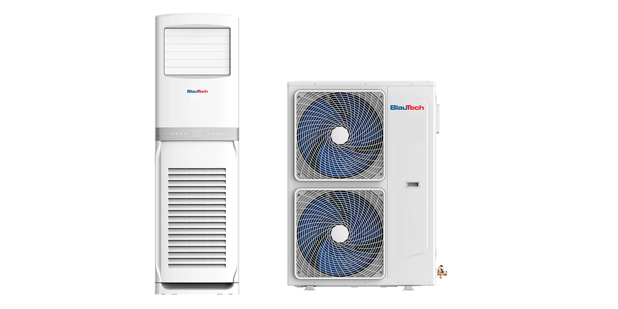 Aparat de aer conditionat tip coloana BLAUTECH, 48000 BTU, Clasa A+, Functie incalzire, Inverter, Turbo, R32, Alb [2]
