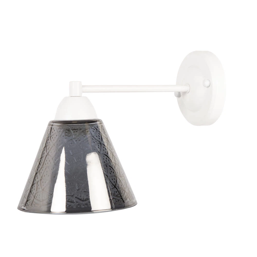 Corpuri de iluminat - Aplica Erste Fare Alb + Negru, 1xE27, IP20, fara bec inclus