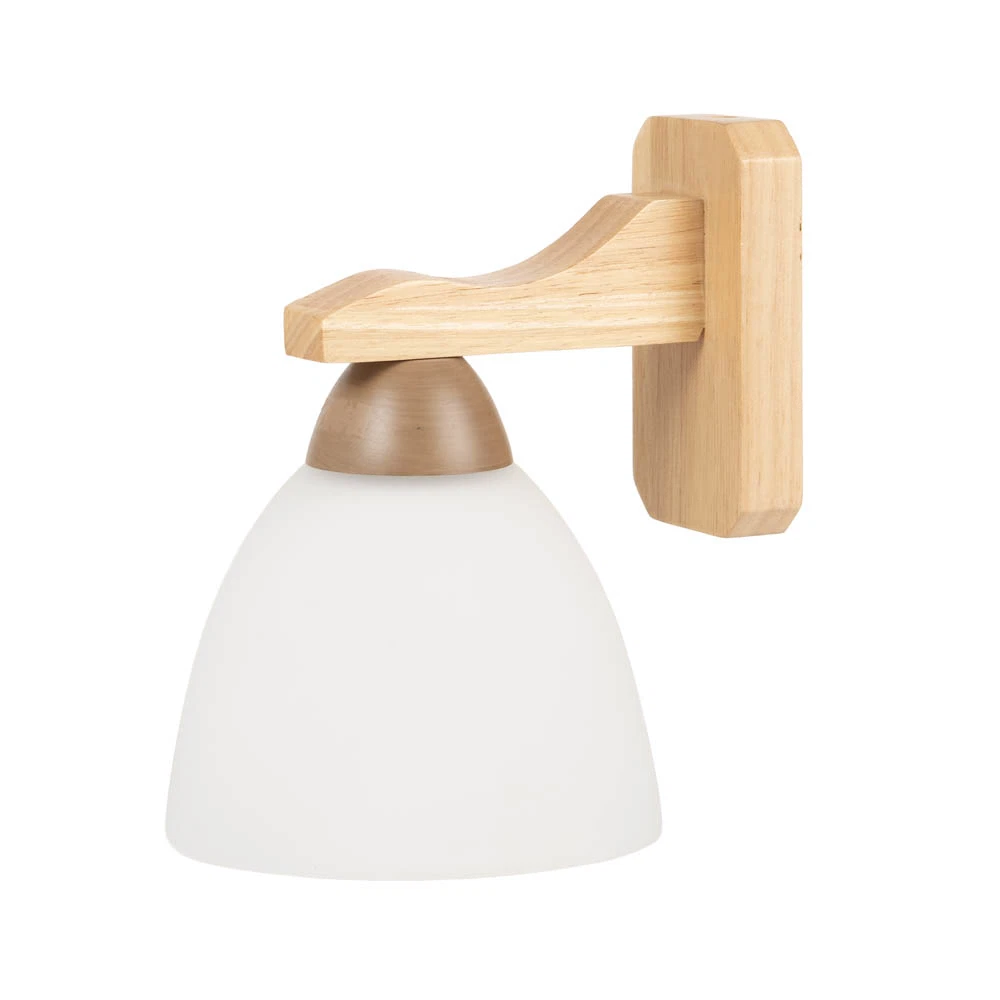 Electrice - Aplica Erste Lena Natur + Alb, 1xE27, IP20, fara bec inclus