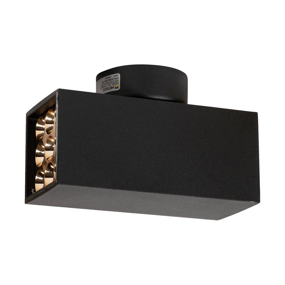 Corpuri de iluminat interior - Aplica LED Metsan Roma 24W, 4000K, IP20, argintiu + cupru, iluminat interior modern