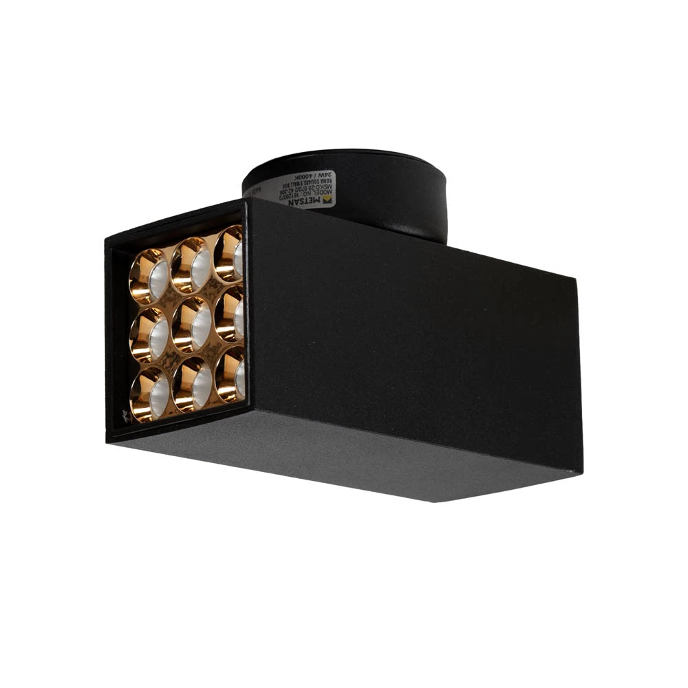 Aplica LED Metsan Roma 24W, 4000K, IP20, argintiu + cupru, iluminat interior modern [1]