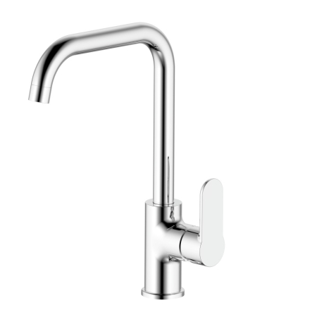 Baterii - Baterie bucatarie cu pipa inalta Ermetiq Style ER-HR209, monocomanda, crom, montaj pe chiuveta