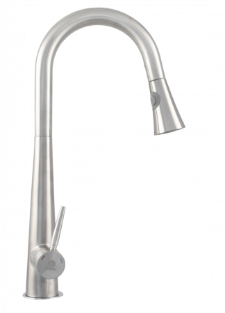 Baterie bucatarie Ermetiq din inox SUS304 cu dus extractibil si pipa rotativa [0]