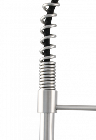 Baterie bucatarie Ermetiq din inox SUS304 cu pipa arc si dus extractibil [2]