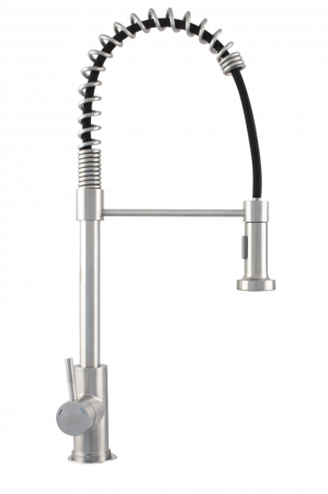Baterie bucatarie Ermetiq din inox SUS304 cu pipa arc si dus extractibil [0]