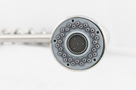 Baterie bucatarie Ermetiq din inox SUS304 cu pipa arc si dus extractibil [5]