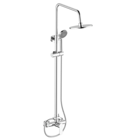 Baterii sanitare - Baterie de duș tip coloană Fornello Style Ermetiq, set complet cu pară fixă și duș de mână