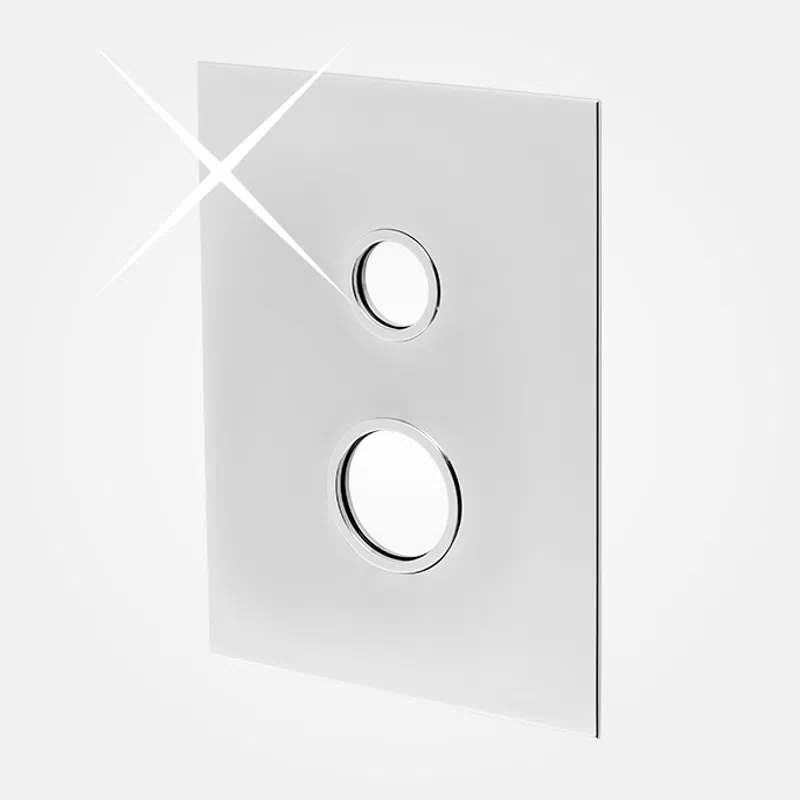 Baterie ingropata cada dus Square crom cu caseta de montaj monocomanda [6]