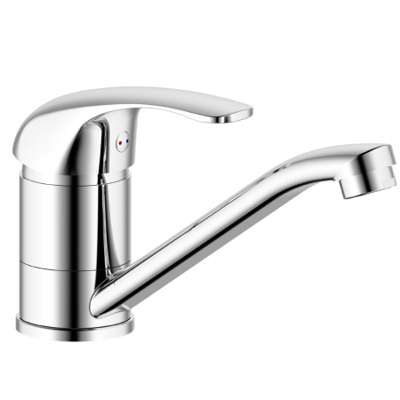 Baterii - Baterie lavoar cu pipă medie mobilă Class Ermetiq, monocomandă, finisaj crom, cartuș ceramic