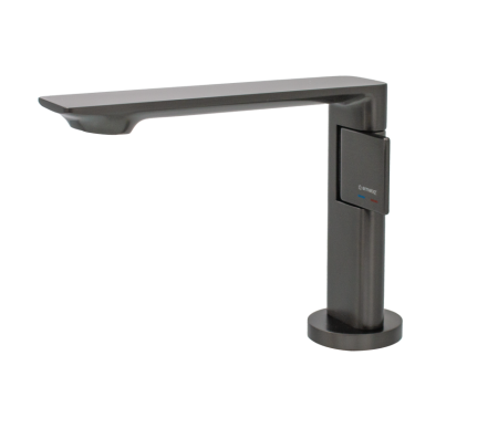 Baterie lavoar Ermetiq FLAT GRAY, finisaj gri mat si crom [1]
