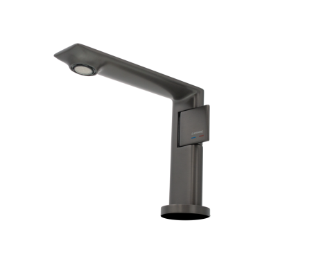 Baterie lavoar Ermetiq FLAT GRAY, finisaj gri mat si crom [2]
