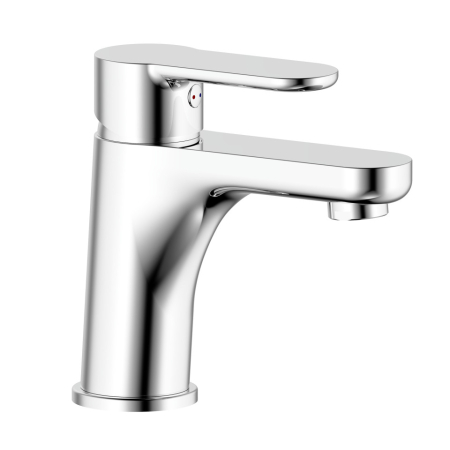 Baterii - Baterie lavoar scurta Ermetiq Style ER-HR204, monocomanda, crom, montaj pe lavoar