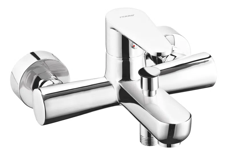 Baterii - Baterie perete cada dus Algeo crom fara accesorii monocomanda