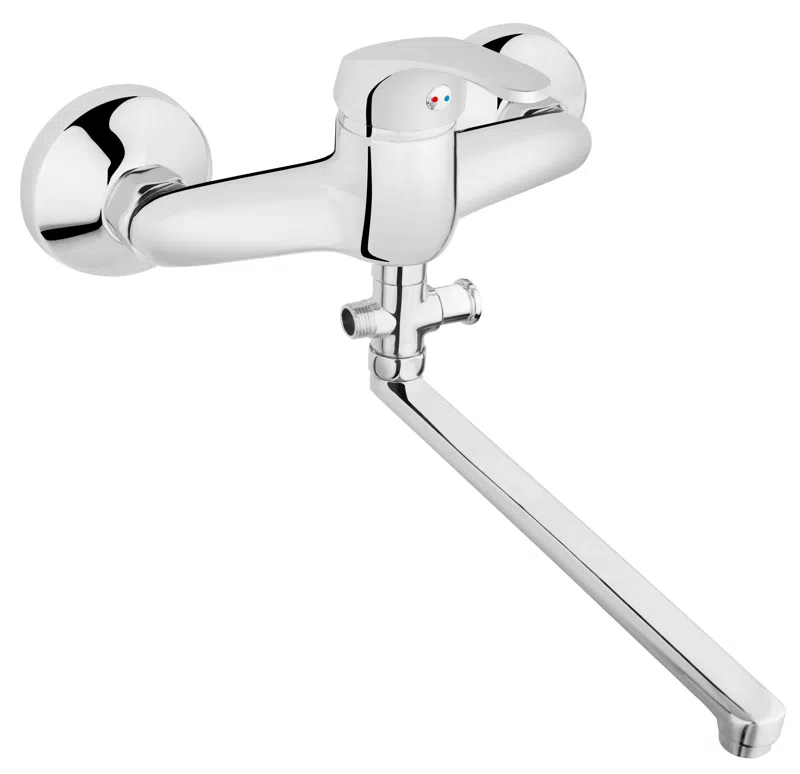 Baterii - Baterie perete cada-dus Basic crom fara accesorii monocomanda