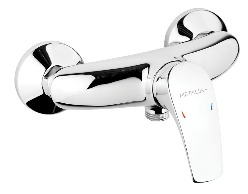 Baterii sanitare - Baterie perete dus Metalia 57 crom fara accesorii monocomanda