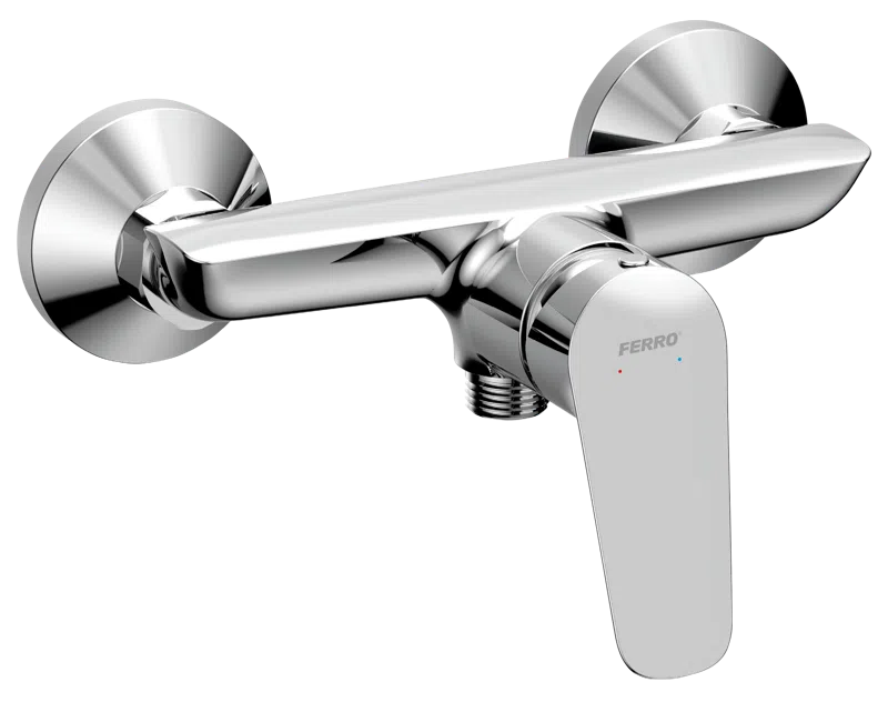Baterii - Baterie perete dus THEMIS crom fara accesorii Ferro