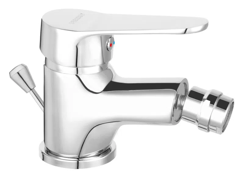 Baterii - Baterie stativa bideu Isso crom monocomanda cu aerator orientabil