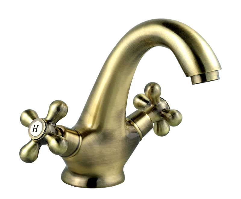 Baterii - Baterie stativa lavoar Antica bronz antichizat fara ventil