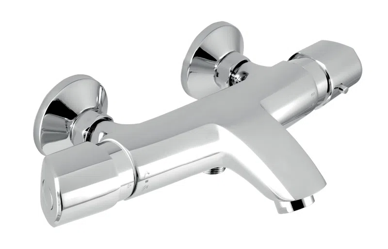 Baterii - Baterie termostatata perete cada-dus Metalia 57 crom fara accesorii