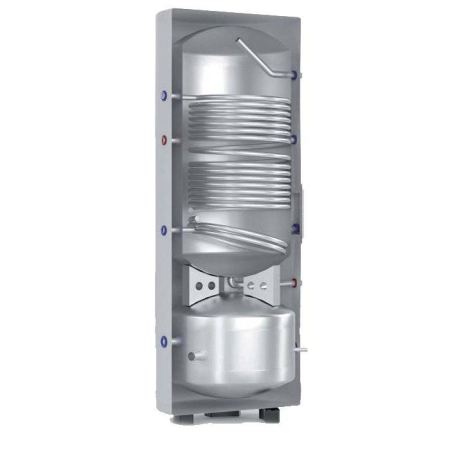 Boiler cu serpentina marita AXEN-ACM 250 litri + Buffer 95 litri, serpentina 2.60 m², pentru pompa de caldura [2]