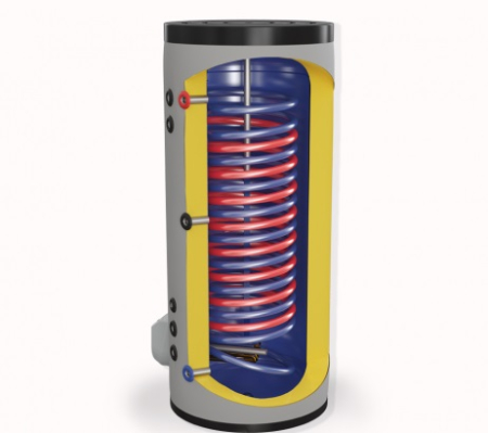 Boiler termoelectric Eldom FV30067S21, 300 Litri, 2 serpentine, 9 kW, montaj pe pardoseală, 0.8 MPa [1]