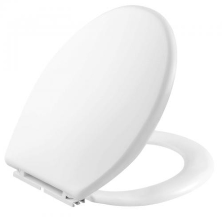 Sanitare - Capac WC Ermetiq Atlantic CR-1100 alb din polipropilena, universal, inchidere standard