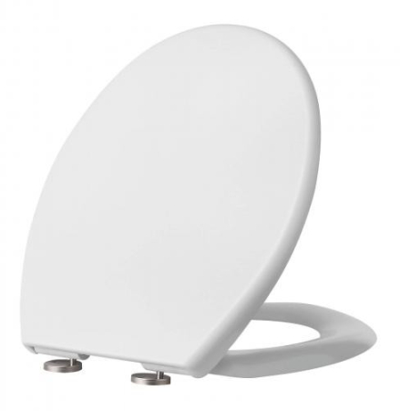 Sanitare - Capac WC Ermetiq Everest CR-1108SC alb din duroplast, Soft Close, Take Off