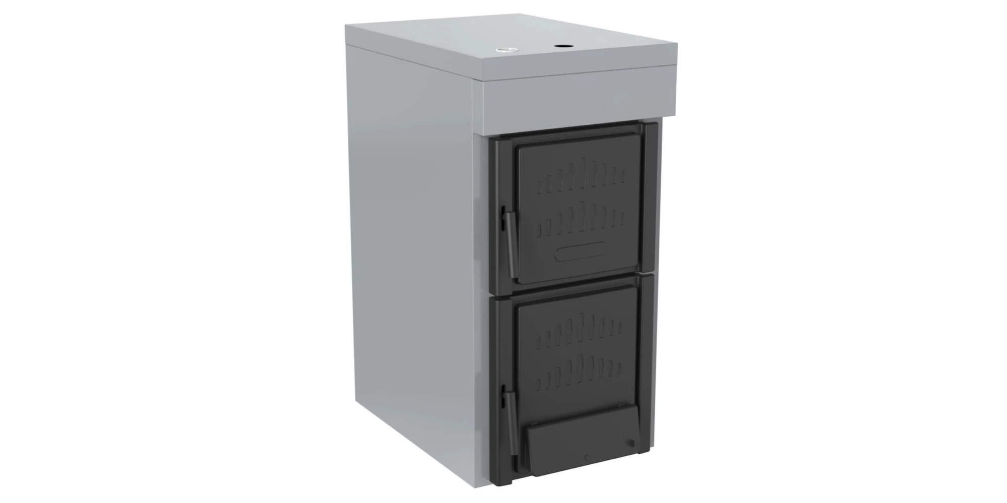 Cazane pe biomasa nelemnoasa - Cazan din fonta pe combustibil solid HUNOR LX4, 23 kW, lemne si carbune, tiraj natural, 4 elementi