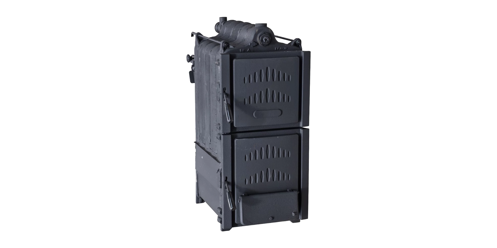 Cazan fonta pe combustibil solid HUNOR LX5, 28 kW, 5 elementi, lemn/carbune, gratar racit cu apa [1]