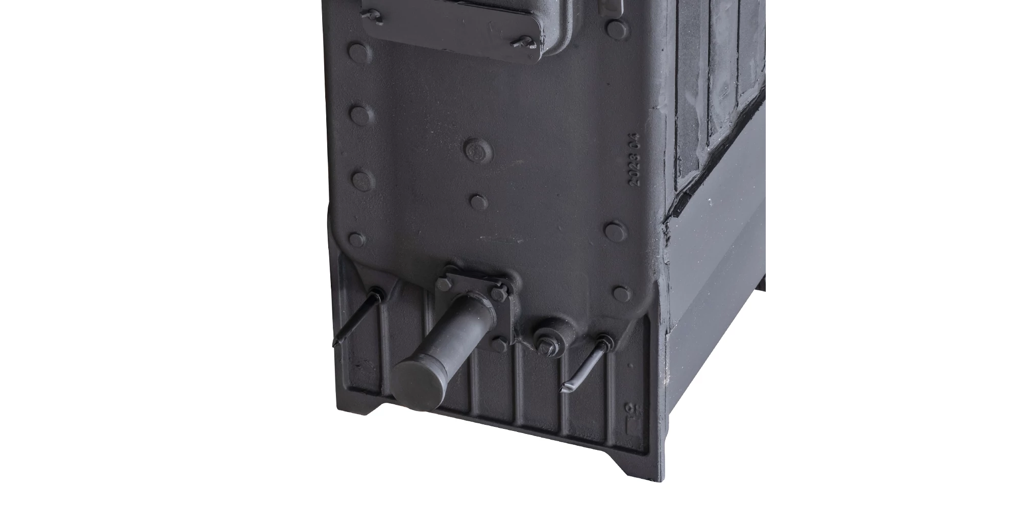 Cazan fonta pe combustibil solid HUNOR LX5, 28 kW, 5 elementi, lemn/carbune, gratar racit cu apa [4]
