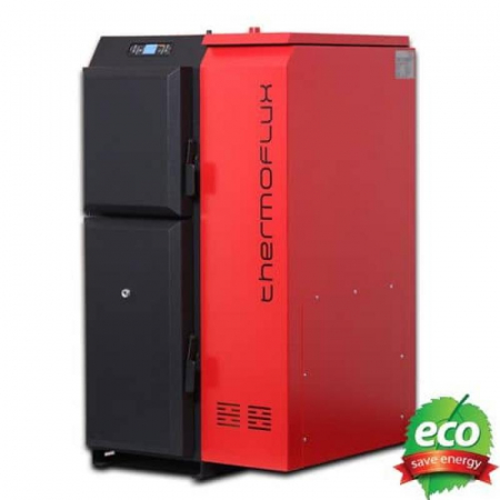 Cazane si termoseminee pe peleti - Cazan mixt pe peleti si lemn THERMOFLUX Pelling 25 - 25 kW
