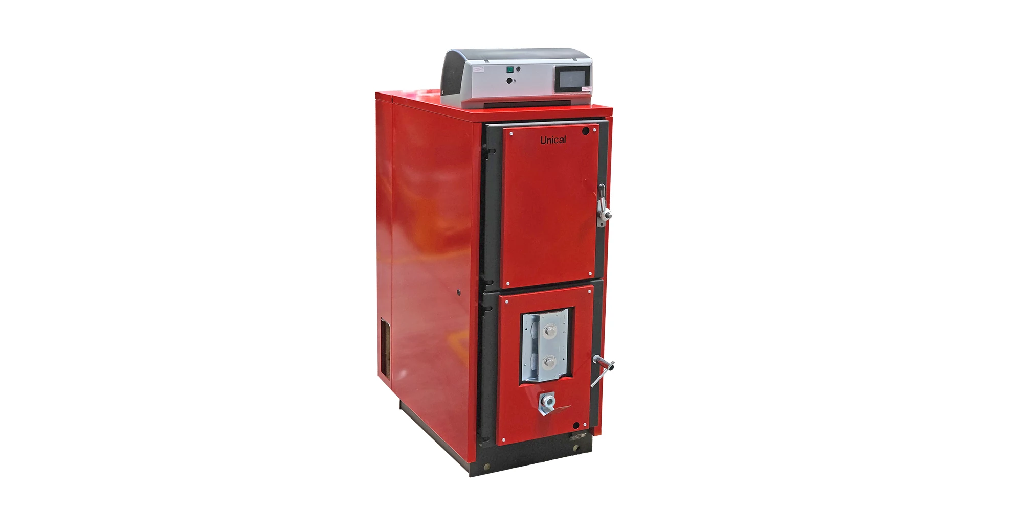 Cazan pe lemne cu gazeificare totală UNICAL FIREX UFLY, 34 kW, tablă oțel 8 mm, ventilator, control electronic [7]