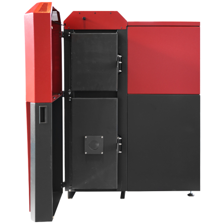 Centrala mixta lemn si peleti Fornello Tera 28 kW, aprindere automata, buncar 95 kg, pentru 180 mp [4]